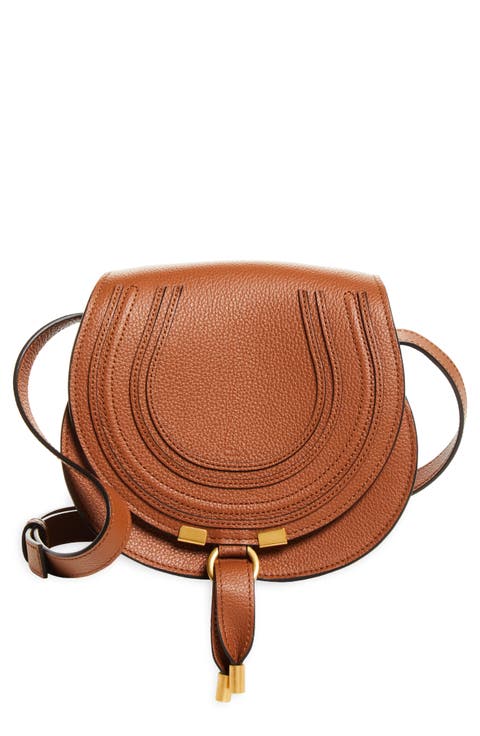 Small Marcie Leather Crossbody Bag