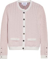Thom Browne Baby Cable Cashmere Cardigan