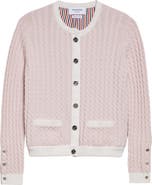 Thom Browne Baby Cable Cashmere Cardigan