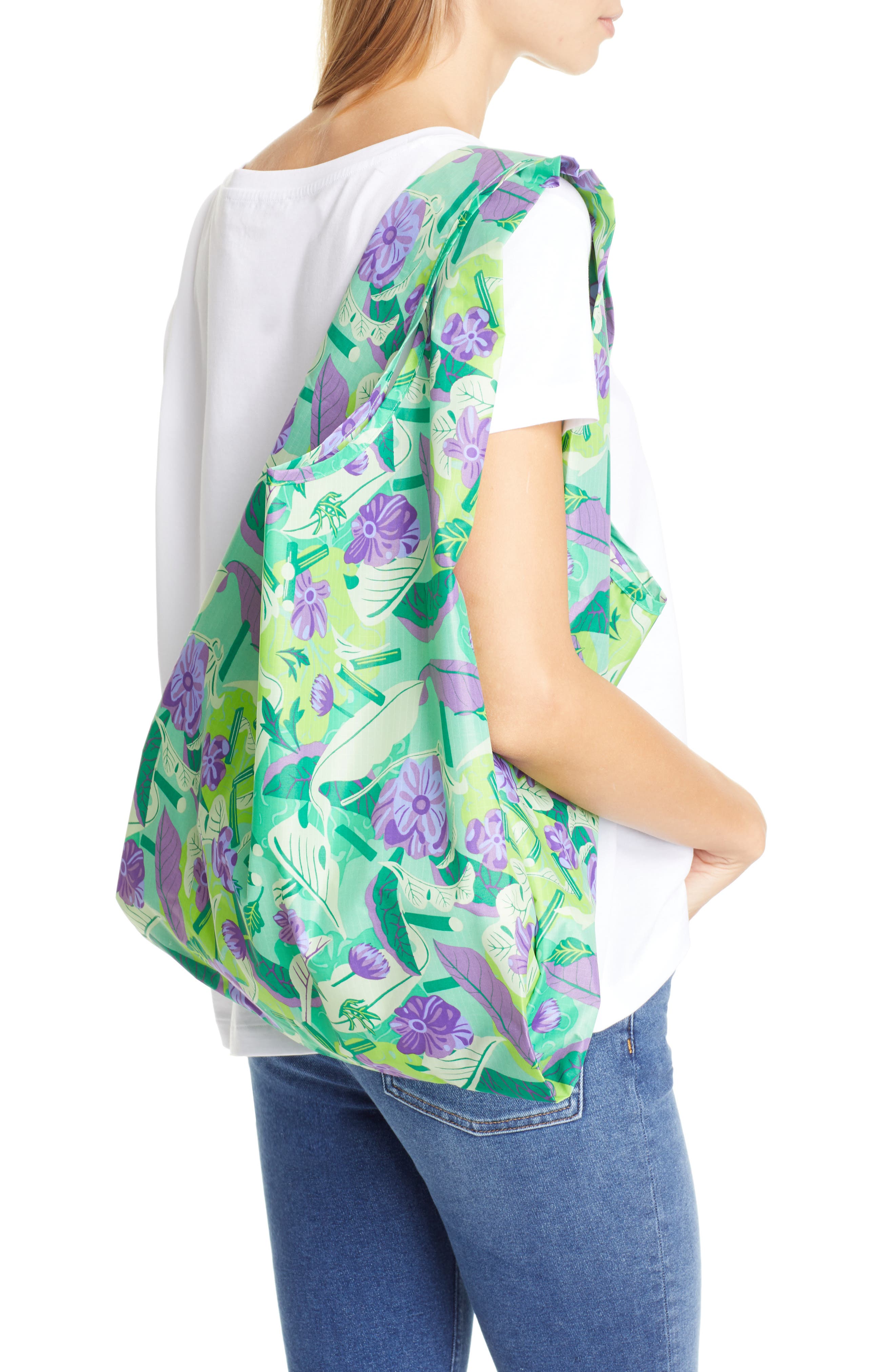 Baggu <sup>®</sup> Standard Baggu Printed Ripstop Nylon Tote, Alternate, color, 