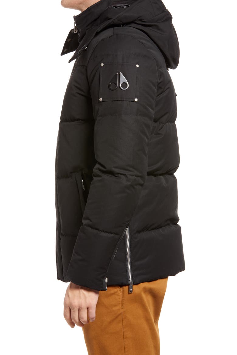 Pipestone Down Puffer Jacket, Alternate, color, BLACK