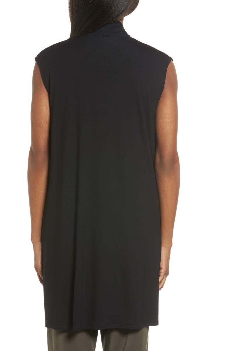 Eileen Fisher Eilen Fisher Long Jersey Vest, Alternate, color,