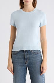 Leith Favorite Short Sleeve Sweater