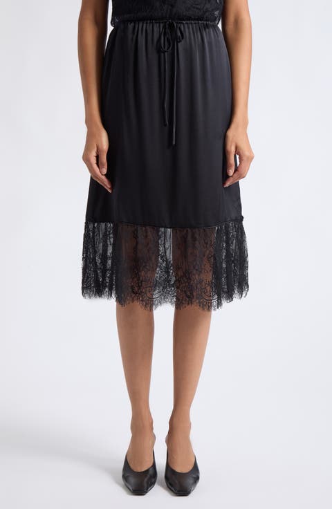 Blake Silk Midi Skirt
