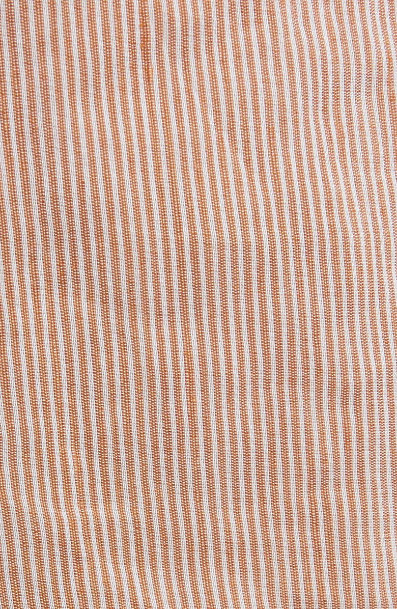 Chloé Twisted Metallic Stripe One-Shoulder Top, Alternate, color, 