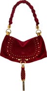 Chloé Marcie Foulard Velveteen Shoulder Bag