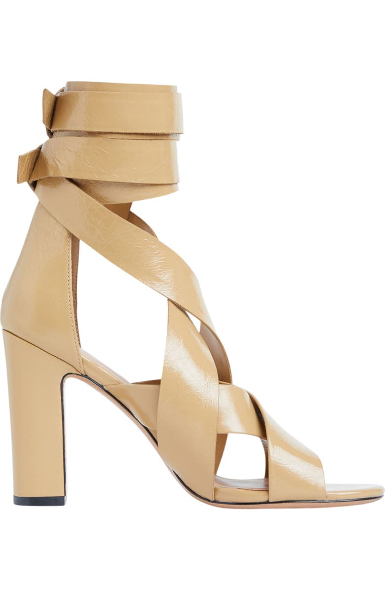 Cynthia Rowley Cece Wrap Heel, Alternate, color, Camel
