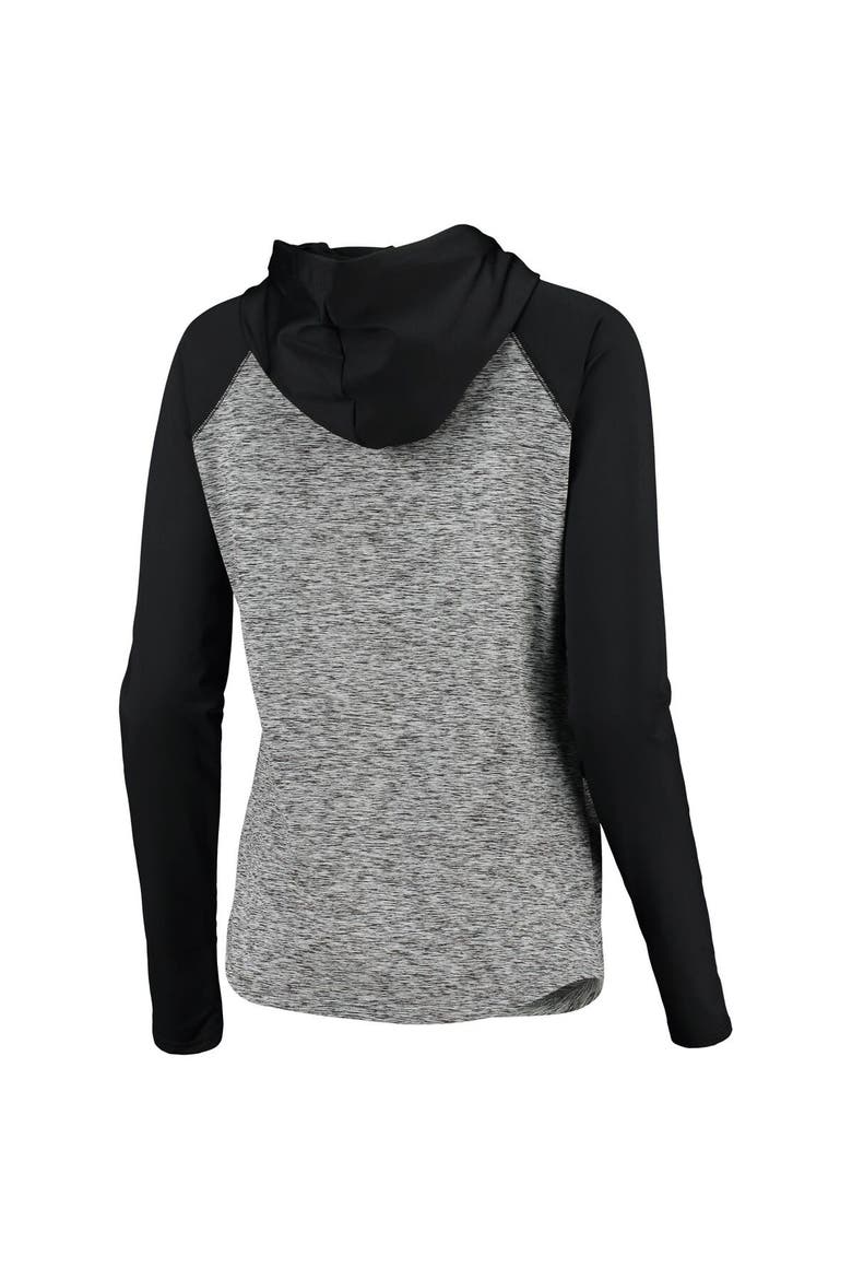 Women's G-III 4Her by Carl Banks Heathered Gray/Black New Orleans Saints Championship Ring Pullover Hoodie, Alternate, color, Heather Gray