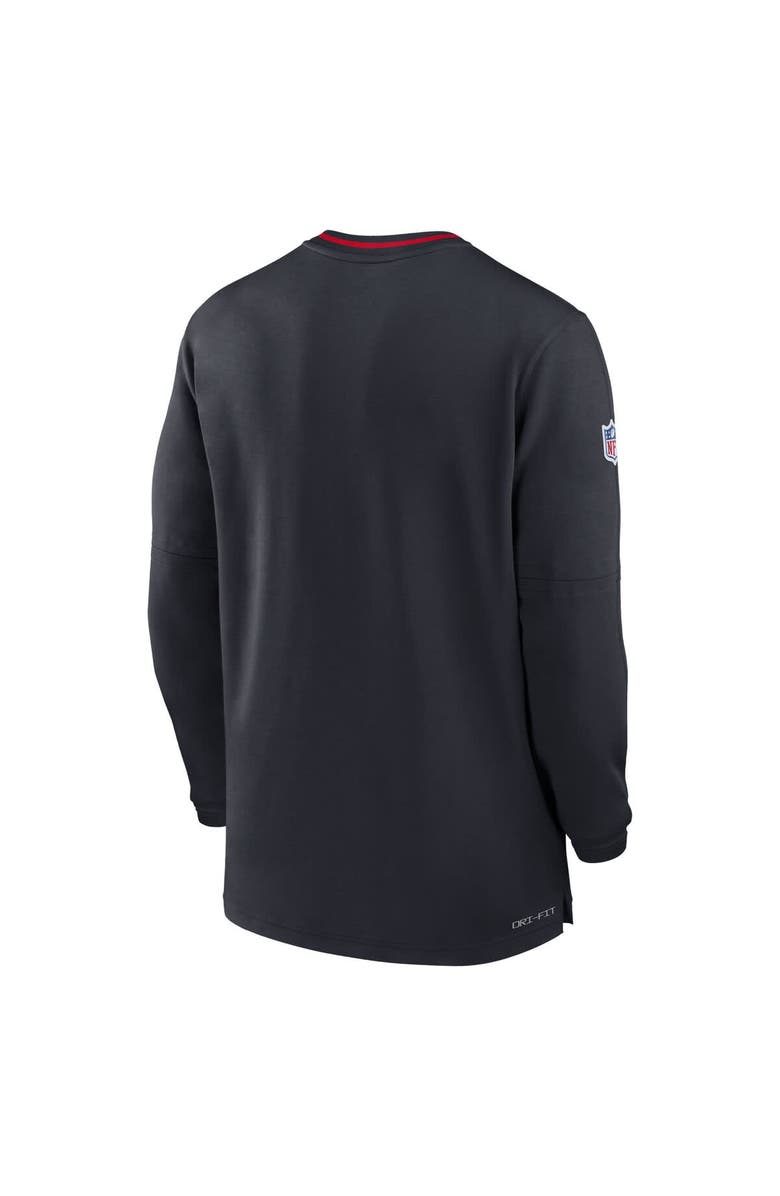 Nike Men's Nike Black Houston Texans Coach Half-Zip Sweatshirt, Alternate, color, 