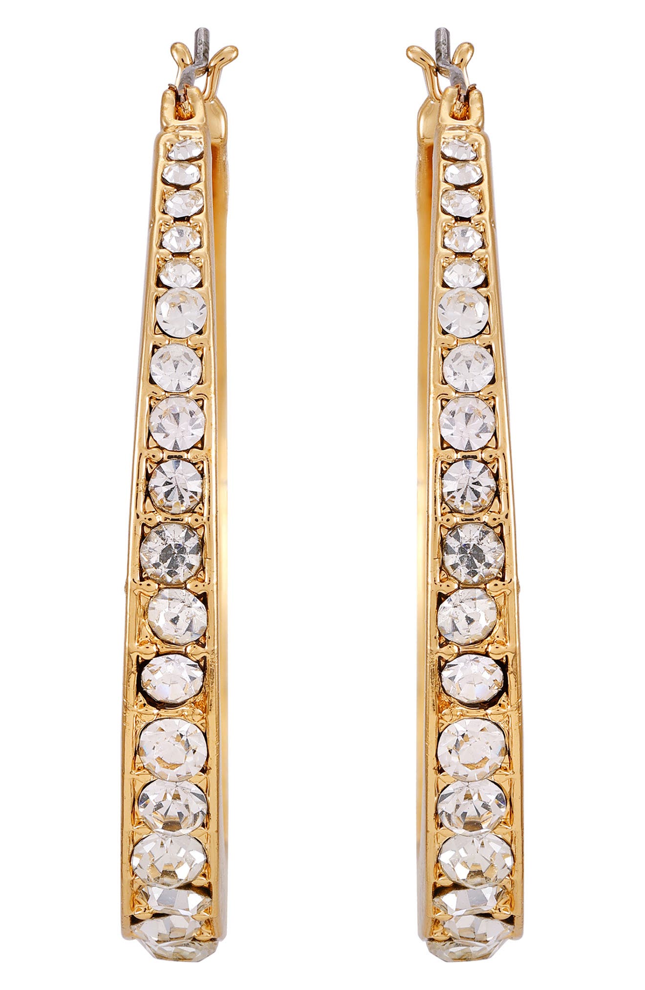 Crystal Hoop Earrings