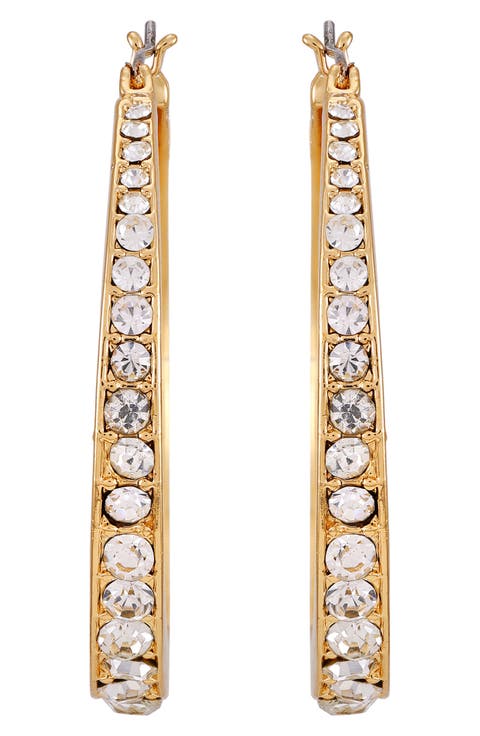 Crystal Hoop Earrings