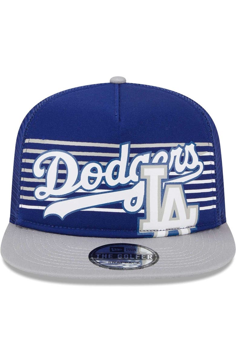 New Era Men's New Era Royal Los Angeles Dodgers Speed Golfer Trucker Snapback Hat, Alternate, color, Royal
