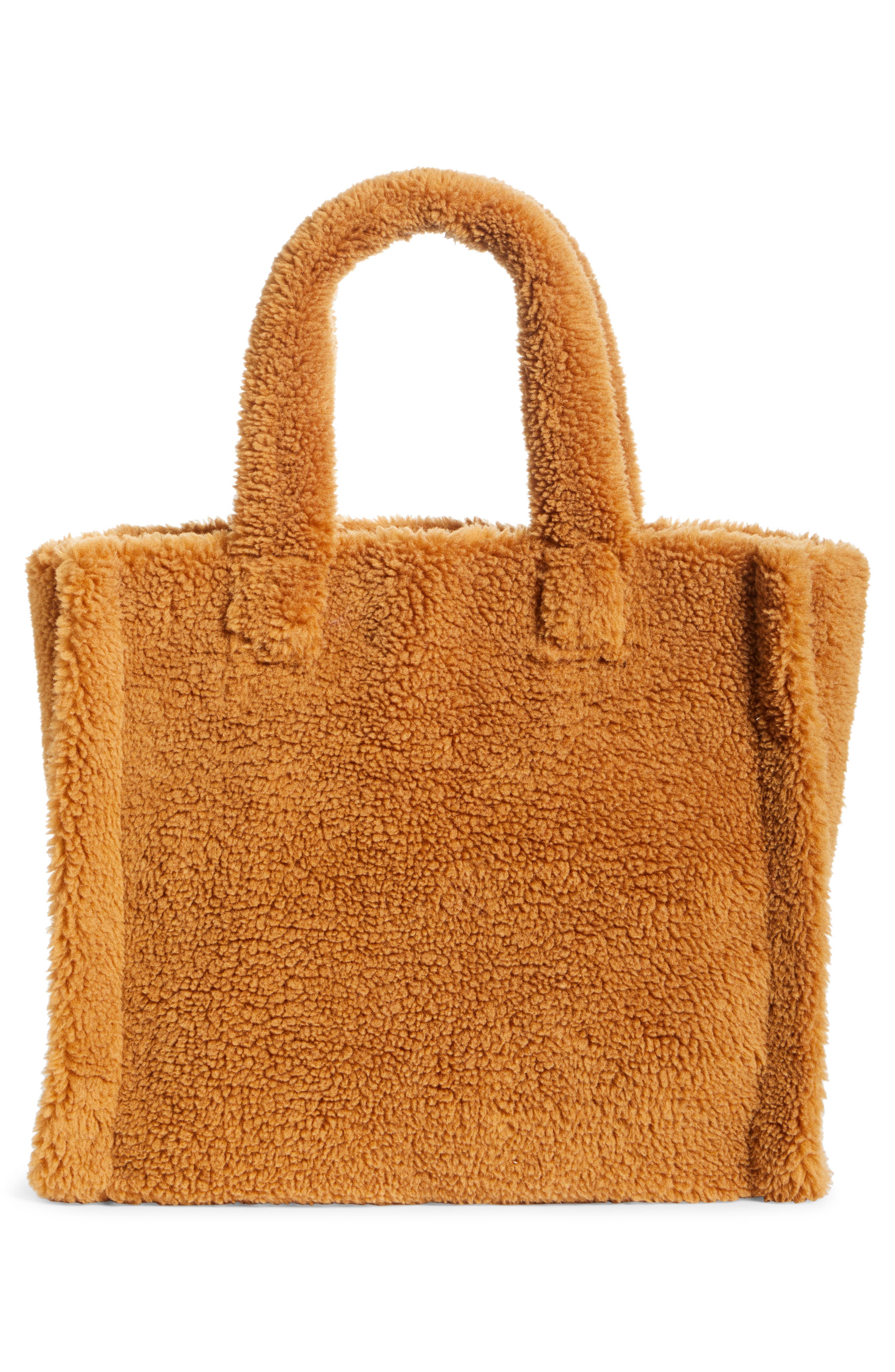 Stand Studio Medium Lolita Teddy Faux Fur Tote, Alternate, color, 