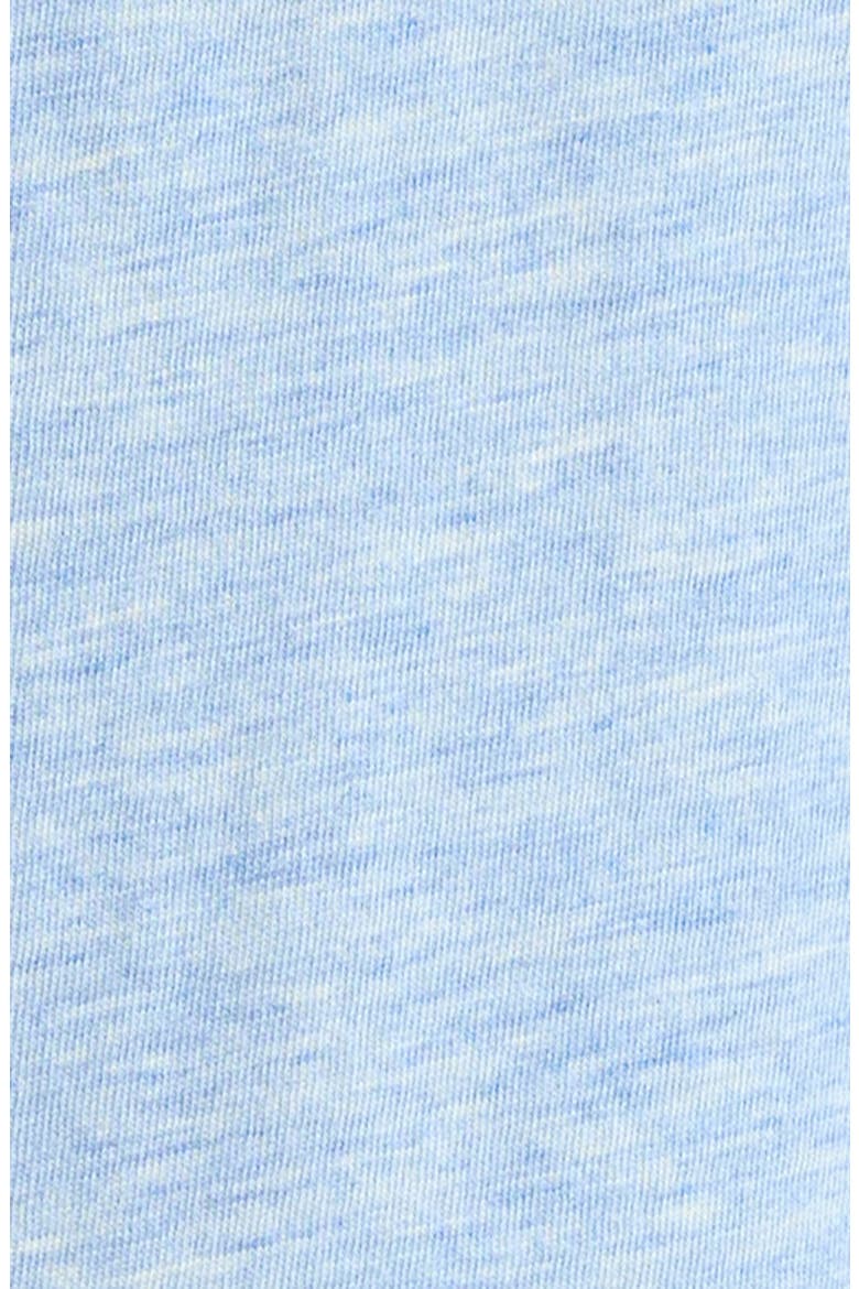 Organic Pima Cotton Short Pajamas, Alternate, color, CLOUD BLUE HEATHER