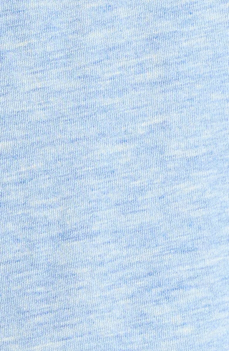 Lunya Organic Pima Cotton Short Pajamas, Alternate, color, Cloud Blue Heather