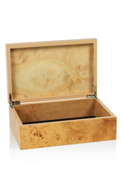 Zodax Bubbo Burl Decorative Box In Brown