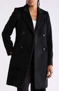 Fleurette Double Breasted Wool Blend Coat