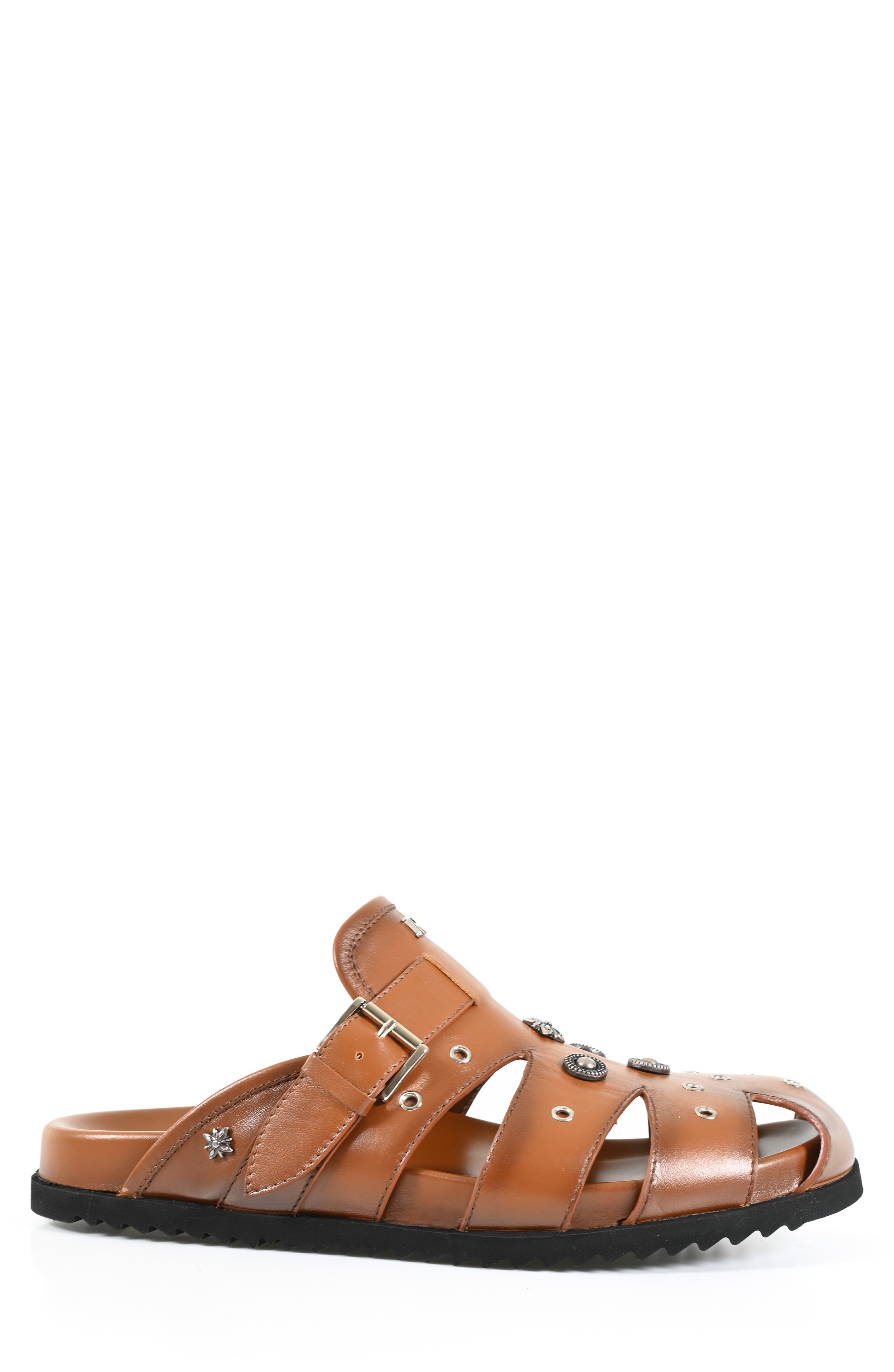 JOHN RICHMOND Studded Fisherman Sandal, Alternate, color, Tan