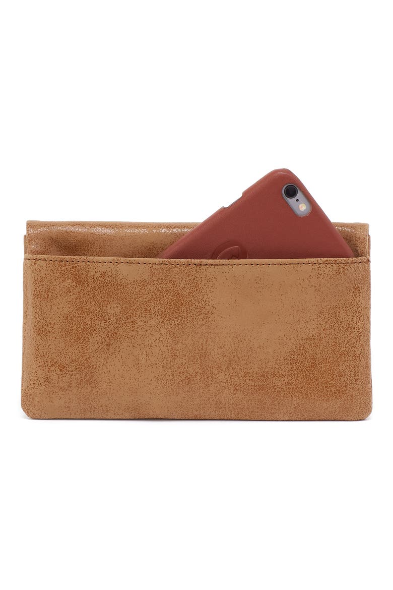 Lumen Leather Continental Bifold Wallet, Alternate, color, WHISKEY