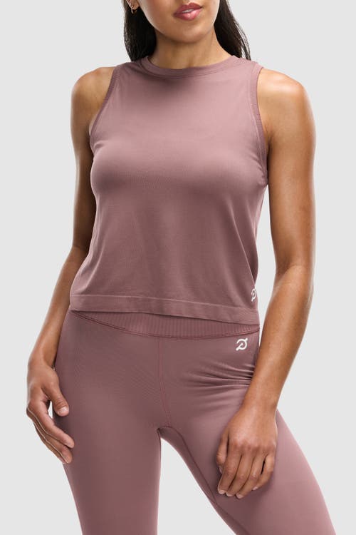 Peloton Seamless Tank In Rose Taupe