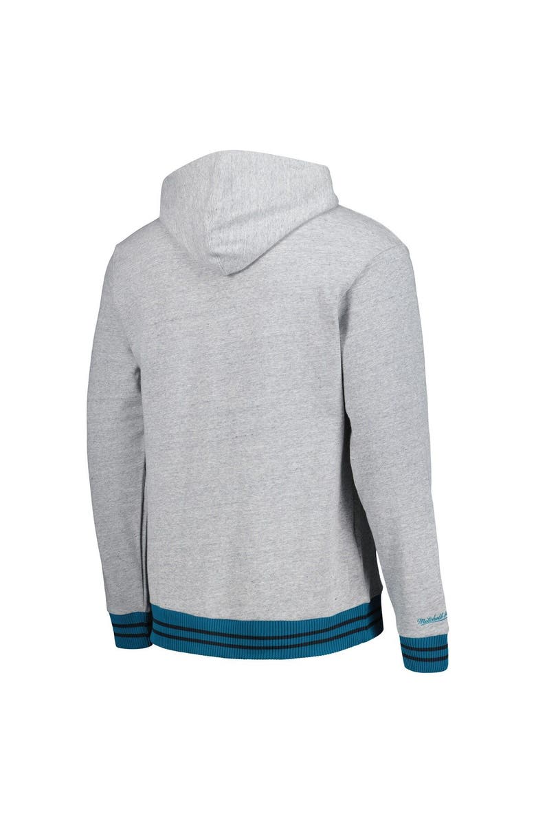 Mitchell & Ness Men's Mitchell & Ness Heather Gray San Jose Sharks Classic French Terry Pullover Hoodie, Alternate, color,