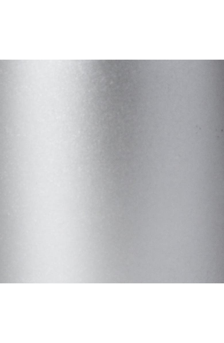 tag Silver Metallic Pillar Candle Unscented Long Burning 80 Hours, Alternate, color, Silver