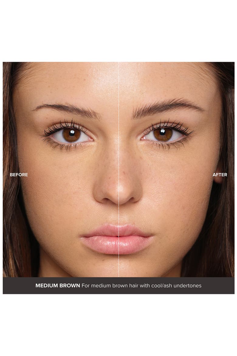 Volumizing Tinted Brow Gel, Alternate, color, MEDIUM BROWN