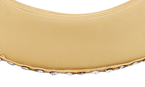 Vince Camuto Pavé Crystal Hoop Earrings In Goldtone