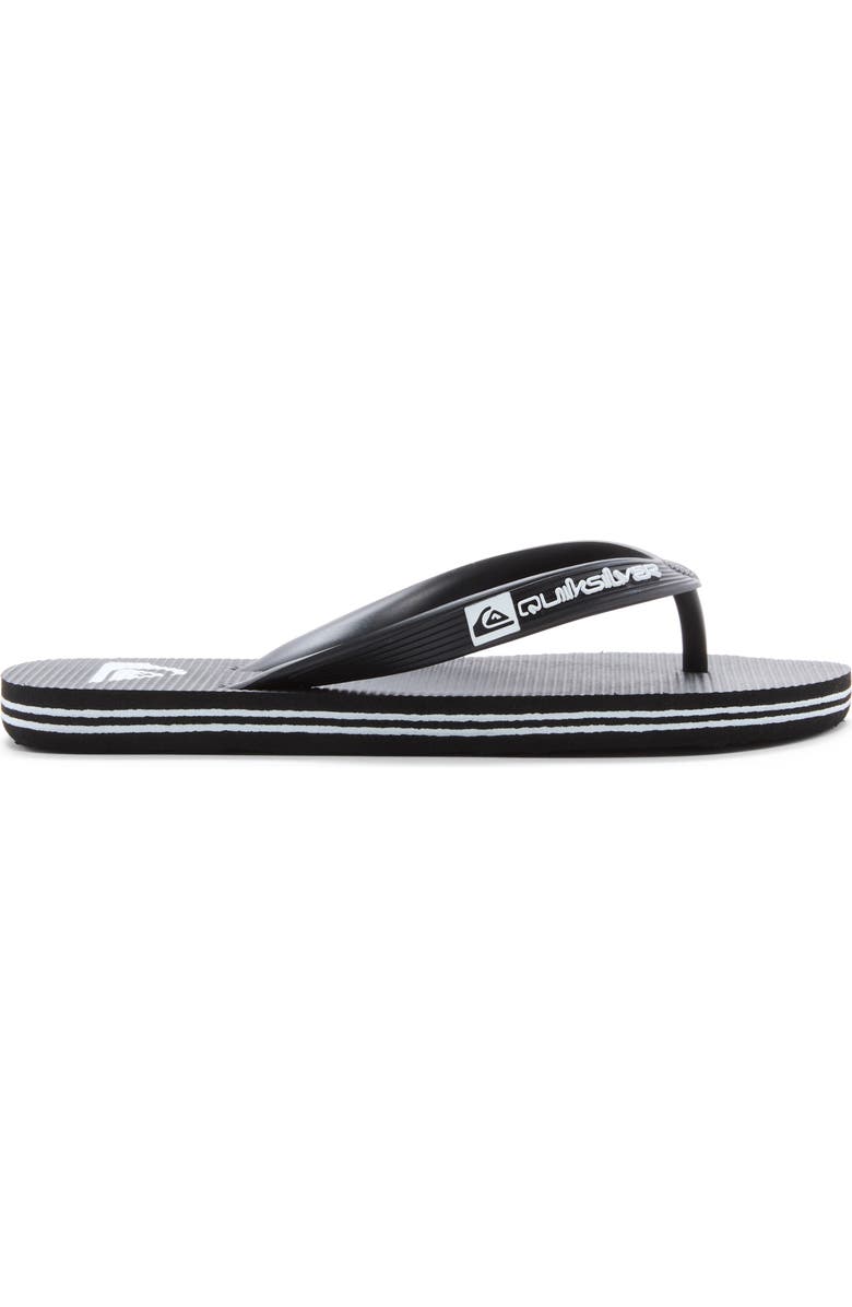 Quiksilver Kids' Moncata Core Flip Flop, Alternate, color, Black