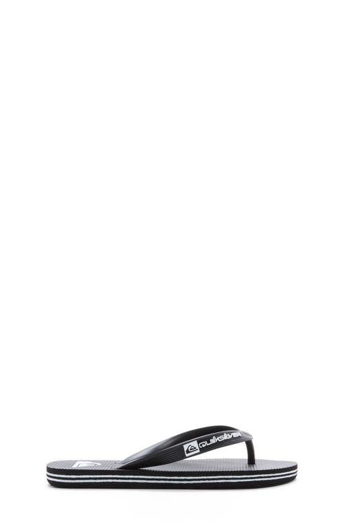 Quiksilver Kids' Moncata Core Flip Flop In Black