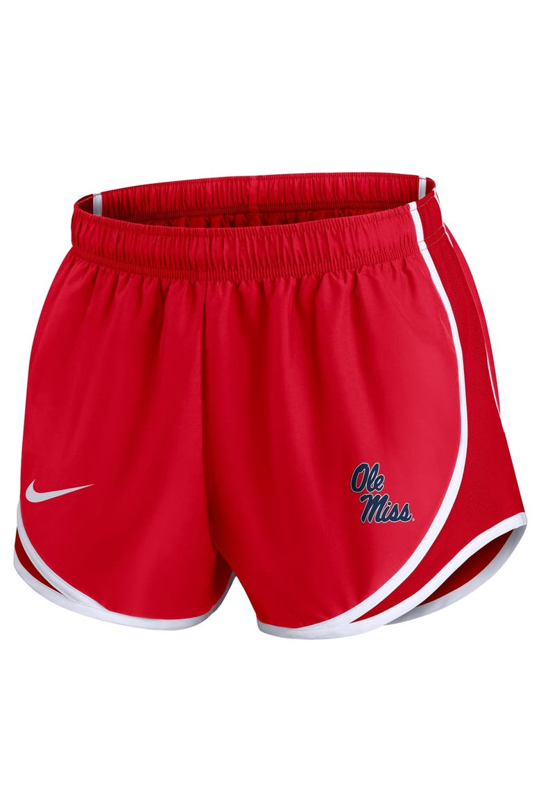 Women's Nike Red Ole Miss Rebels Tempo Dri-FIT Shorts, Alternate, color, Red