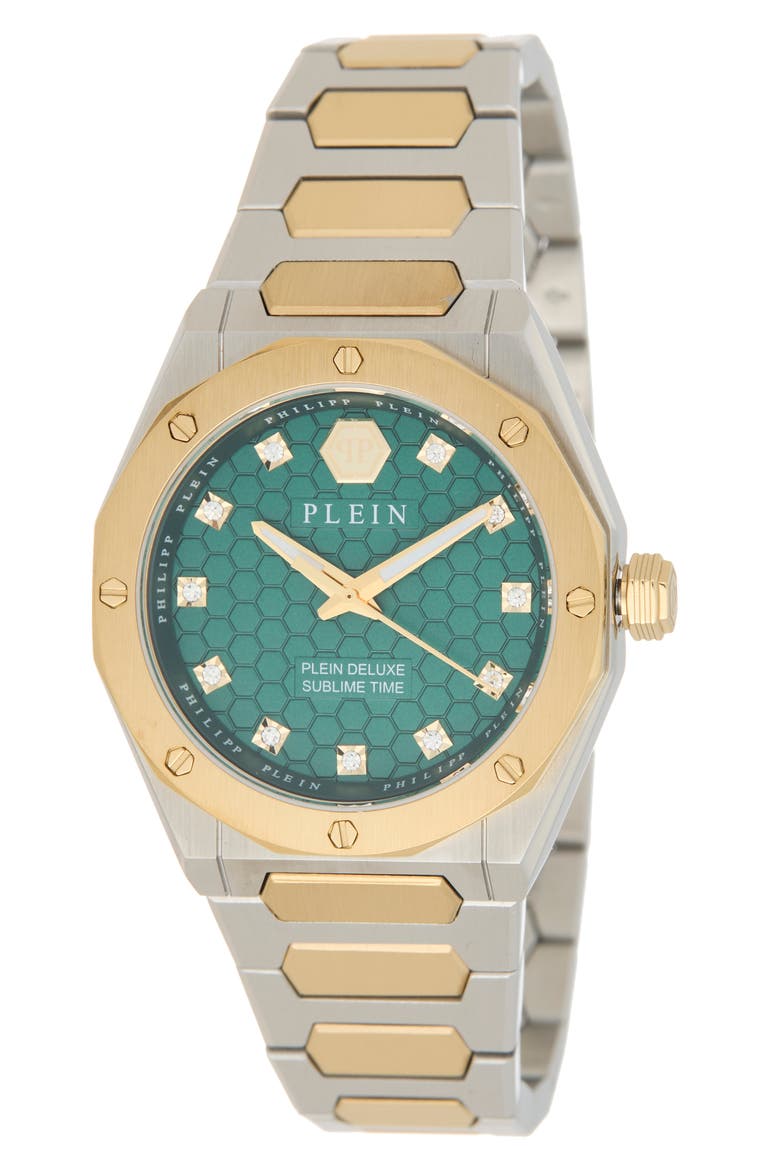 Plein Deluxe Bracelet Watch, 35mm, Main, color, TTE