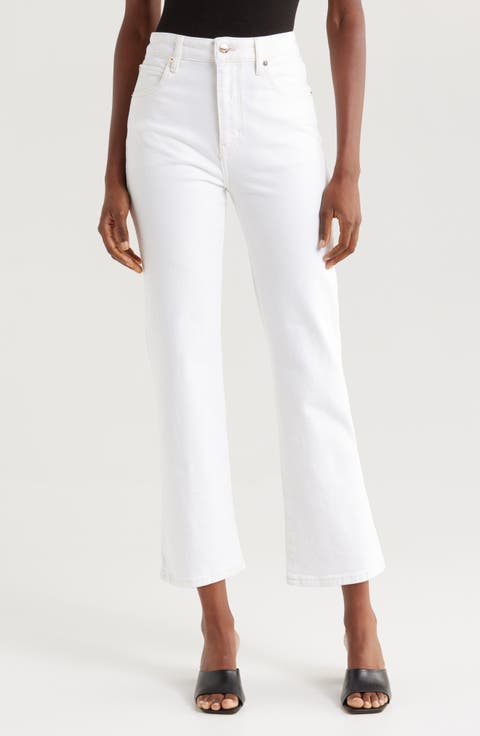 The Ruler High Waist Crop Straight Leg Jeans (Au Natural Clean)