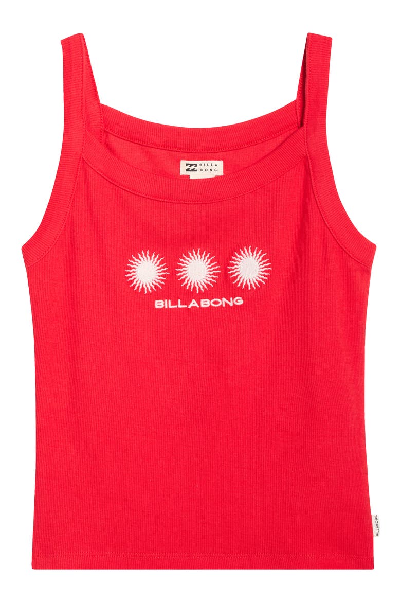 Day Trip Forever Graphic Rib Knit Tank, Alternate, color, FIESTA RED