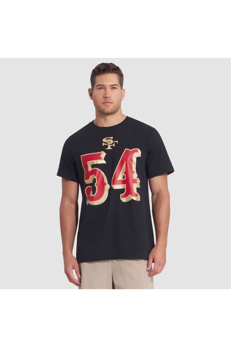 Men's Nike Fred Warner Black San Francisco 49ers 2025 Rivalries Collection Player Name & Number T-Shirt, Main, color, Black