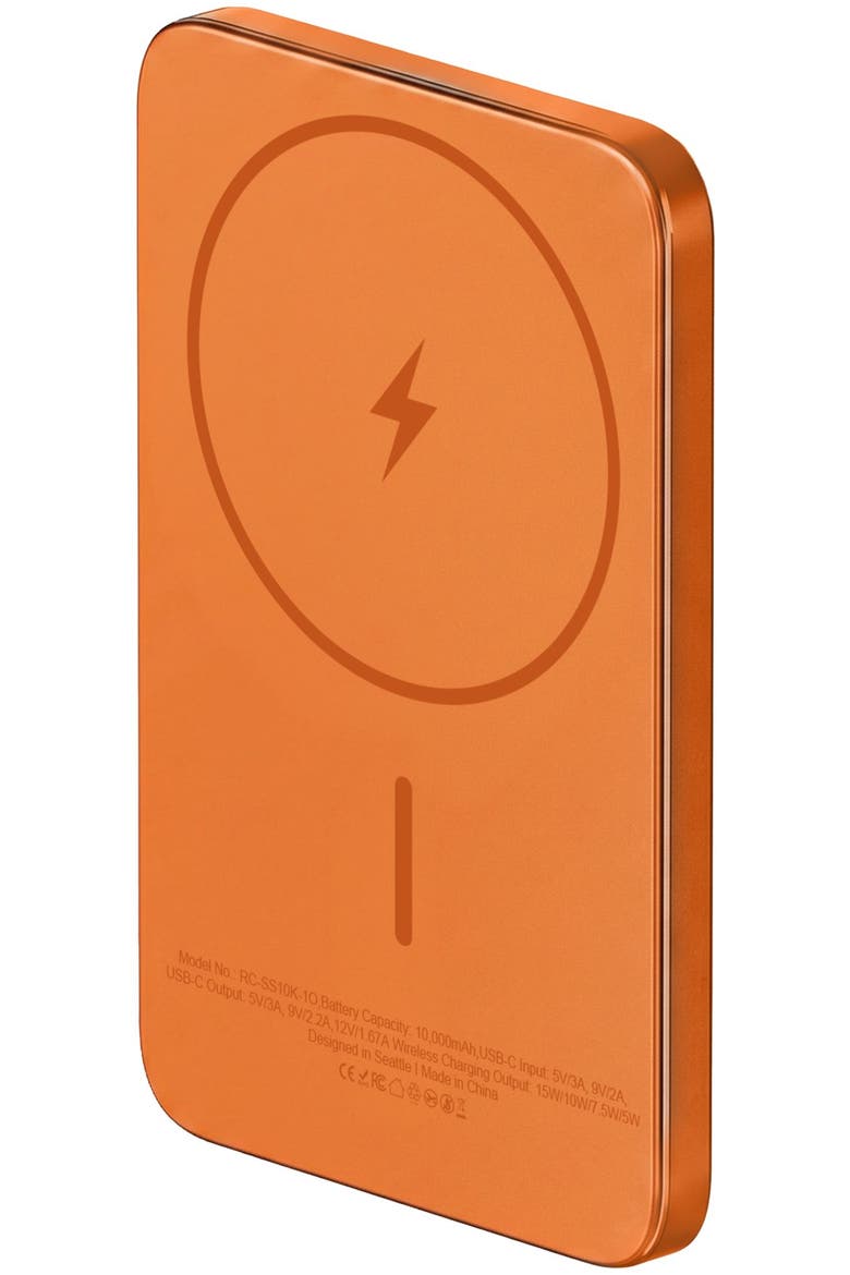 ReelSafe Semi-Solid State Power Bank 5,000 mAh, Alternate, color, Orange
