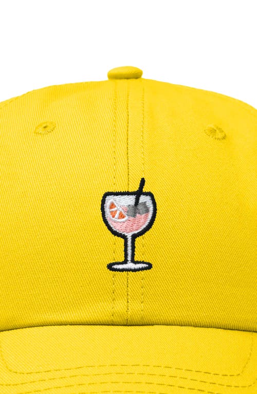 Dalix Spritz Embroidered Everyday Hat In Gold