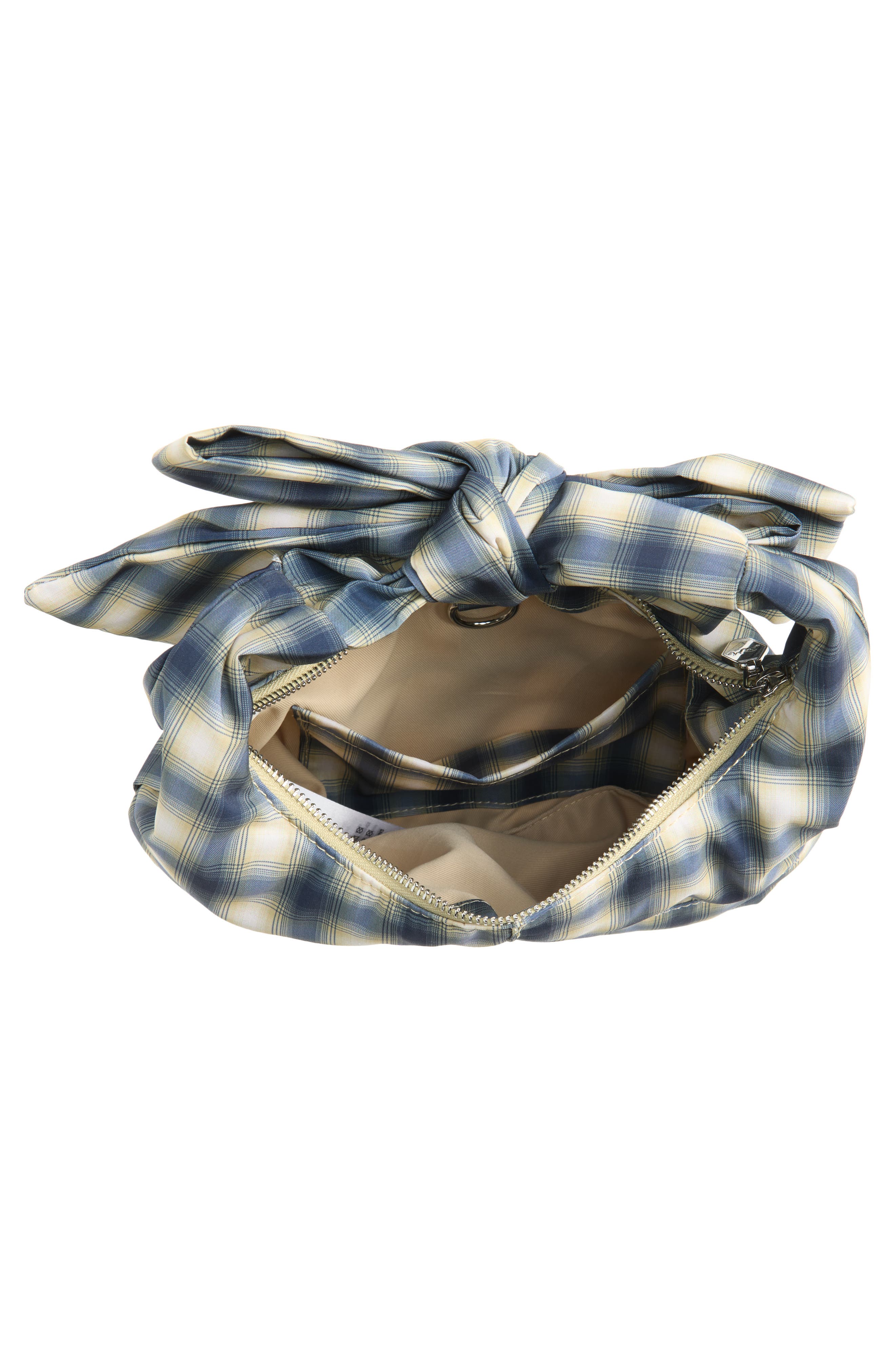 Roo Check Tie Shoulder Bag, Alternate, color, MULTI