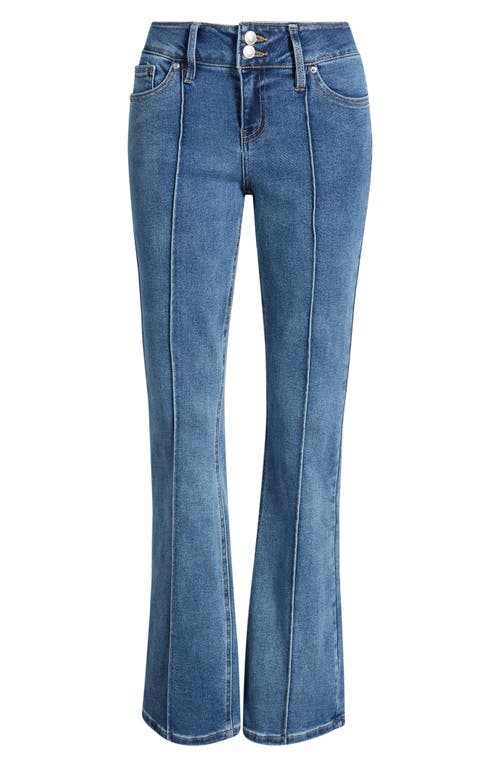 Ymi Jessie Mid Rise Bootcut Jeans In All Over Potassium 3