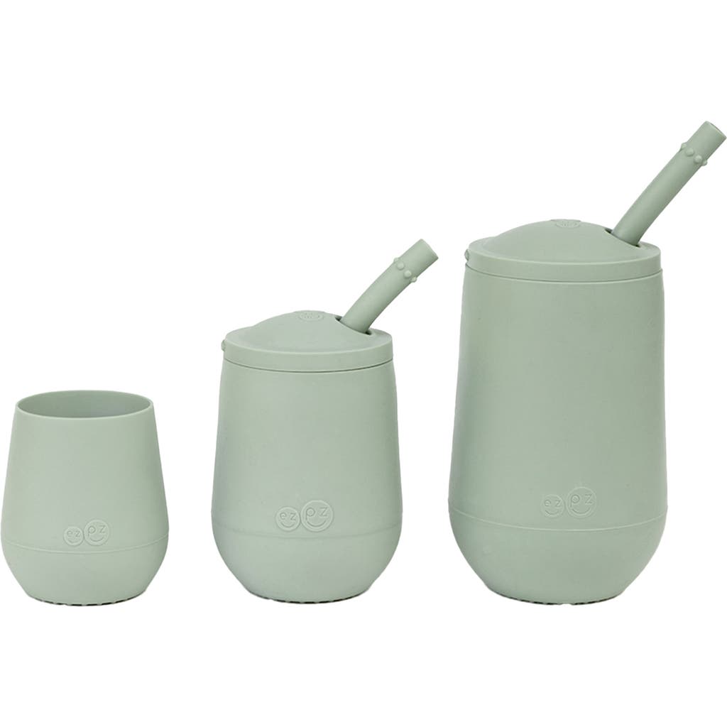 ezpz Developmental Cup Set in Sage  product