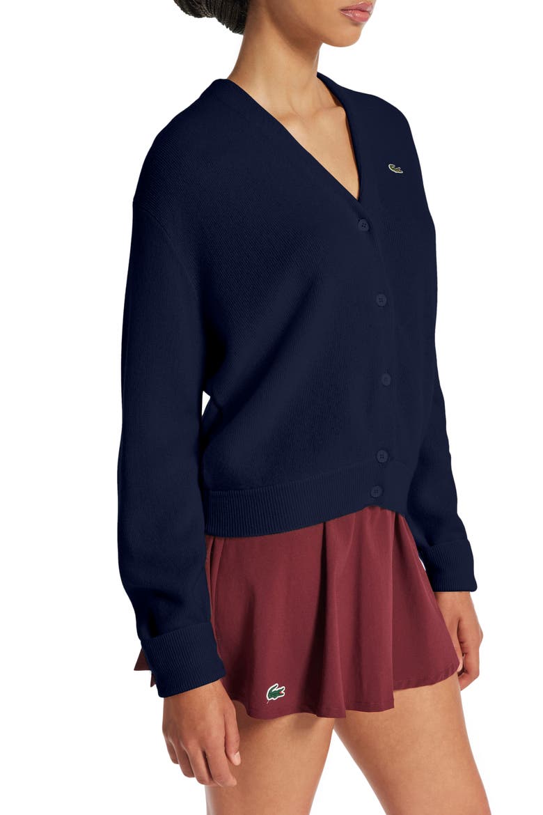 Cashmere Blend Cardigan, Alternate, color, 166 MARINE