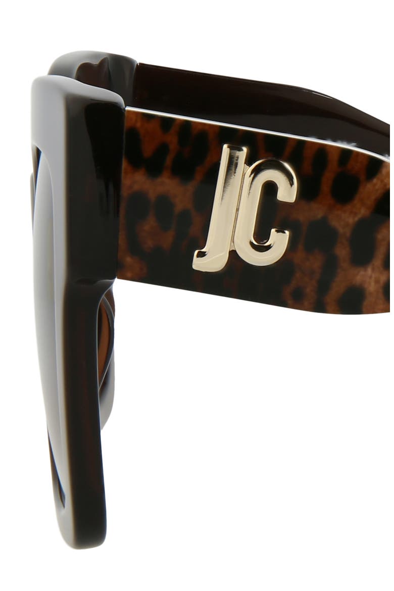 52mm Oversize Square Sunglasses, Alternate, color, BROWN BROWN BROWN