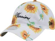 New Era Women's New Era  White Golden State Warriors Adventure Flower 9TWENTY Adjustable Hat