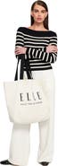 ELLE Collection Elle Printed Oversized Tote Bag