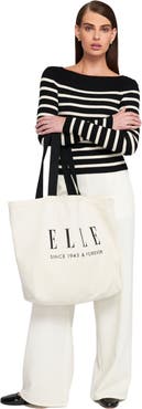 ELLE Collection Elle Printed Oversized Tote Bag