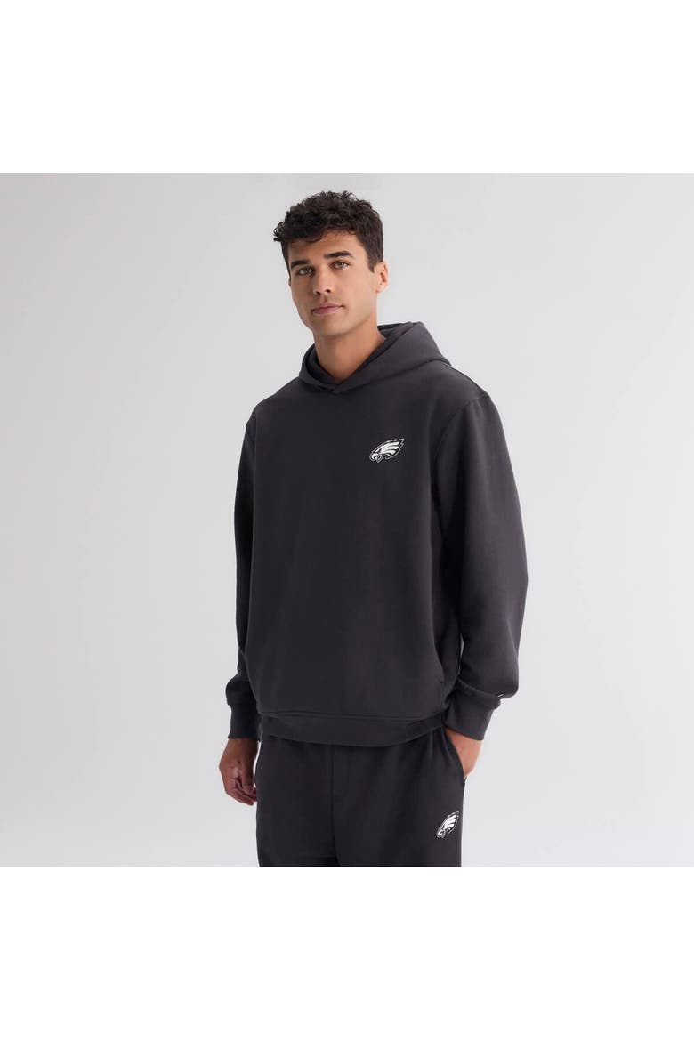 Men's Fanatics Charcoal Philadelphia Eagles Clutch Tri-Blend Hoodie, Alternate, color, Charcoal