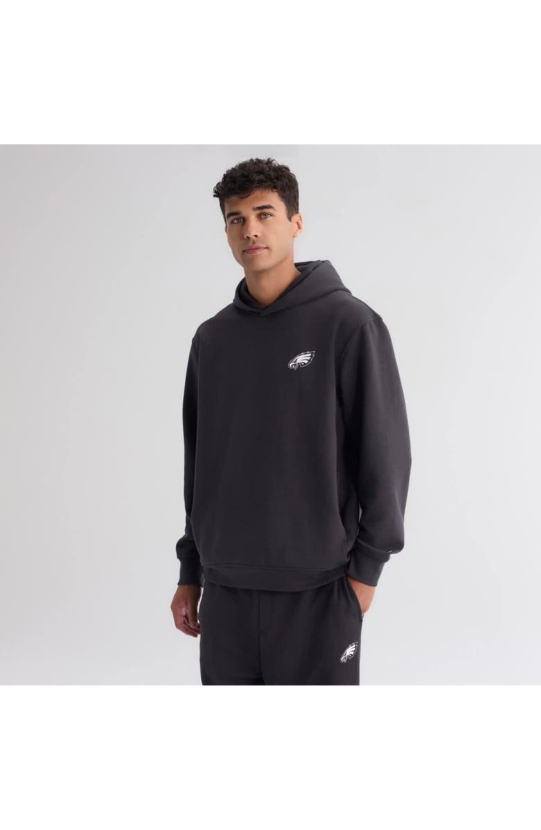 FANATICS Men's Fanatics Charcoal Philadelphia Eagles Clutch Tri-Blend Hoodie, Alternate, color, Charcoal