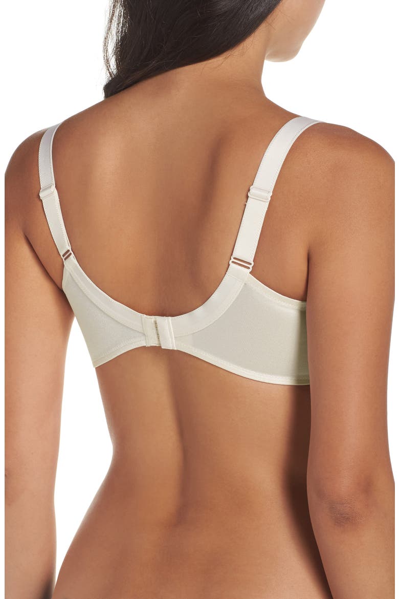 Hedona Underwire Minimizer Contour Bra, Alternate, color, IVORY