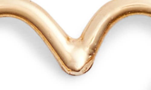 Zoë Chicco Open Heart Stud Earrings