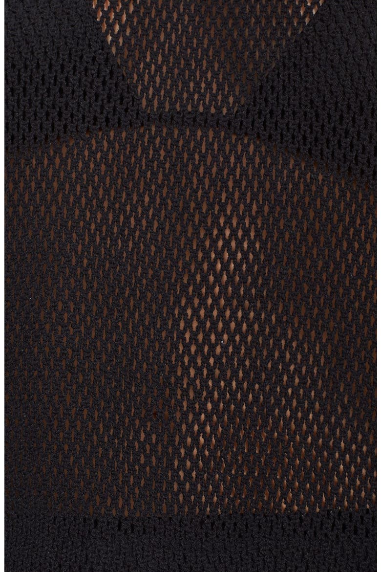 Mesh Cover-Up Tank, Alternate, color, BLACK